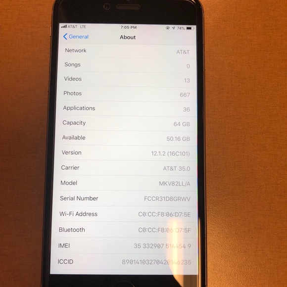 IPhone 6s Plus with charger and cases - Picture 2 of 8